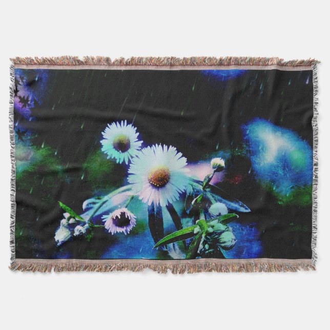 Manta Asters Aglow Throw Blanket (Anverso)