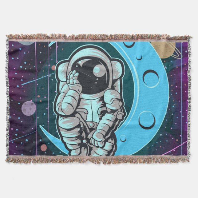 Manta astronauta a todo color (Anverso)