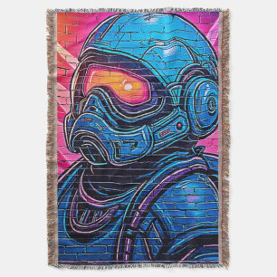 Manta Astronauta Neon Cyberpunk