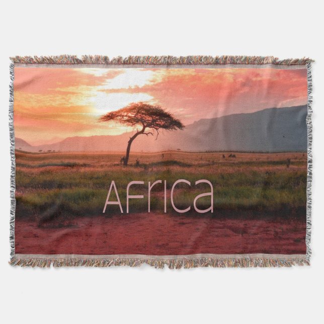 Manta Atardecer africano en África (Anverso)