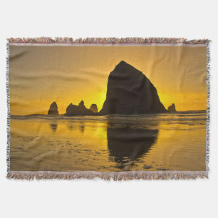 Manta Atardecer, Cannon Beach, Oregón, EE. UU.