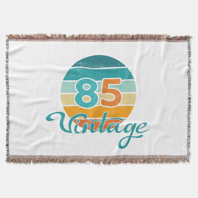 Manta Atardecer Retro 85 Vintage Deteriorado (Anverso)