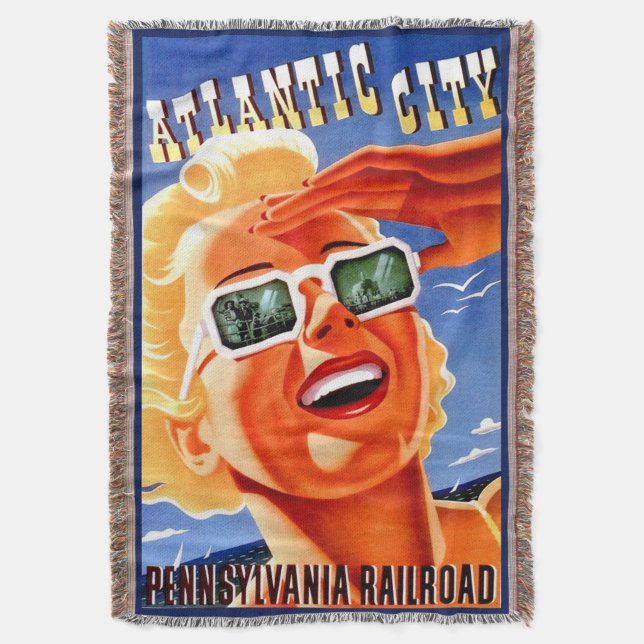 Manta Atlantic City vía Pennsylvania Railroad (Frente vertical)