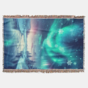 Manta aurora borealis/Navidades/invierno