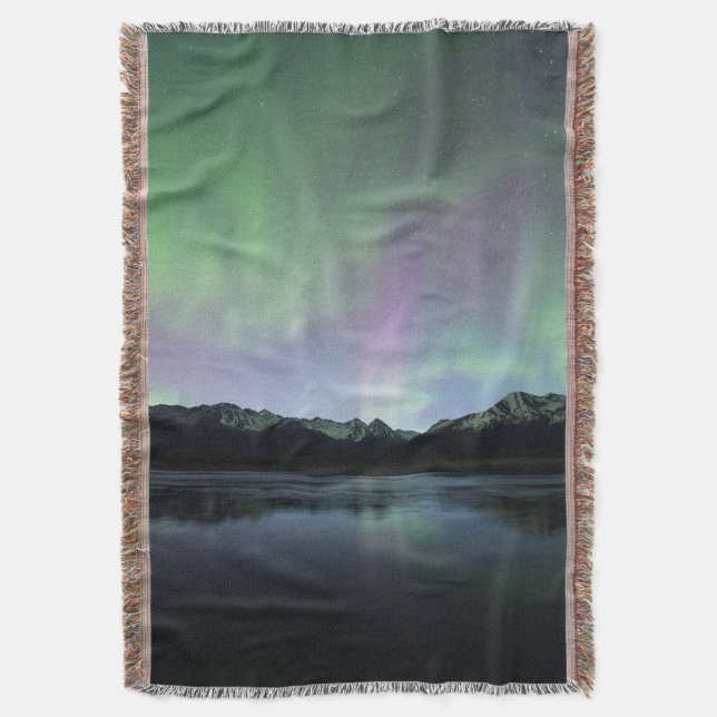 Manta Aurora rosa (Frente vertical)