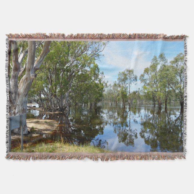 Manta Australia El río Murray, (Anverso)