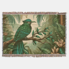 Manta Ave tropical en la exuberante jungla verde 2