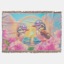 Manta Aves Guay con gafas de sol al atardecer