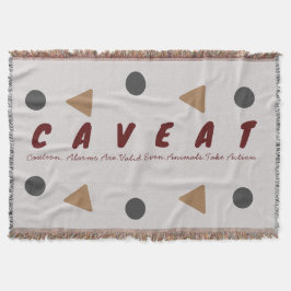 Manta Aviso Piensa Por Favor