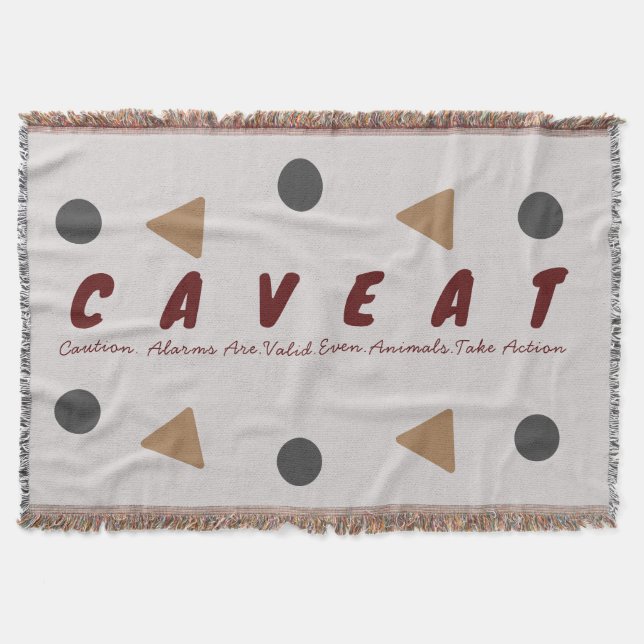 Manta Aviso Piensa Por Favor (Anverso)