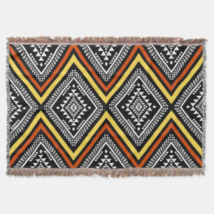 Manta Aztec Geometric Boho Throw Blanket