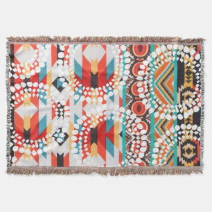 Manta azteca tribal del tiro