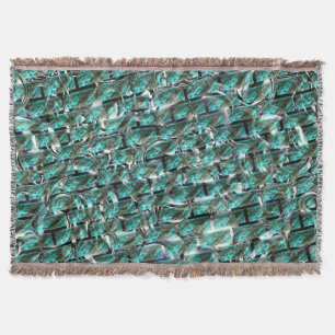 Manta Azul claro, burbujas sobre la rejilla o efecto lad