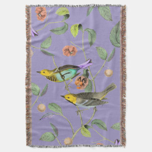 Manta Azul de la Lavanda del Songbird Vintage