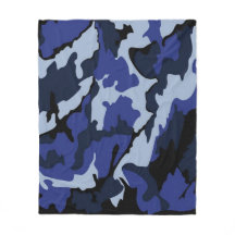 Manta azul de pulpa de camuflaje