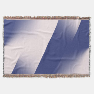 Manta Azul Marino y Bloque de Color Diagonal Rosa Ombre