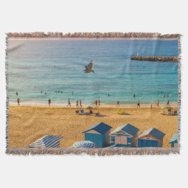 Manta Azure Coast Retreat Throw Blanket