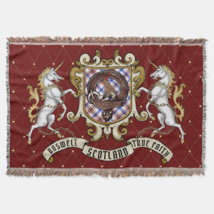 Manta Badge Boswell Clan y Tartán