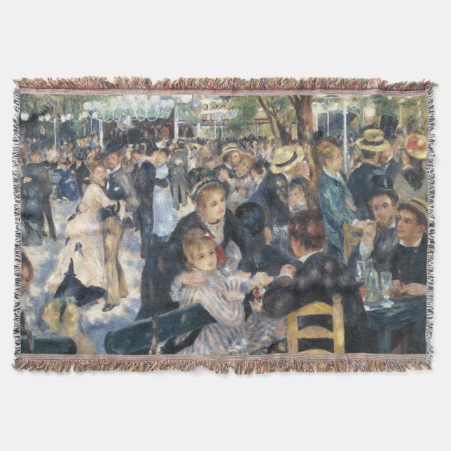 Manta Baile de Renoir en Moulin de la Galette Vintage (Anverso)