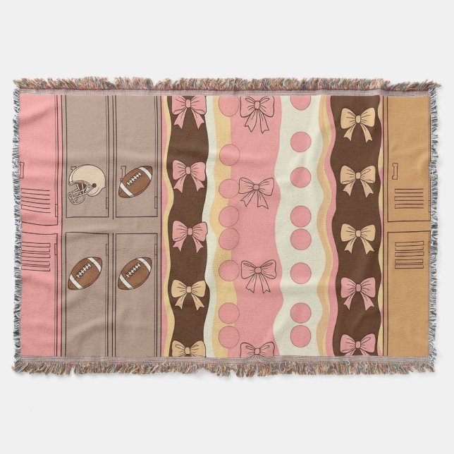 Manta Balón de Fútbol Coquette con Estampado de Leopardo (Anverso)
