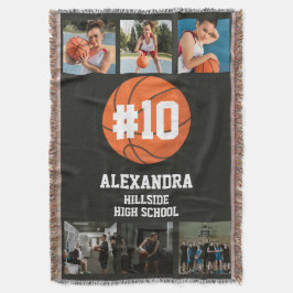 Manta Baloncesto en la escuela secundaria negra