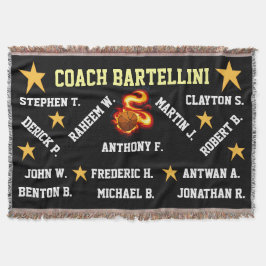 Manta Baloncesto Throw Blanket