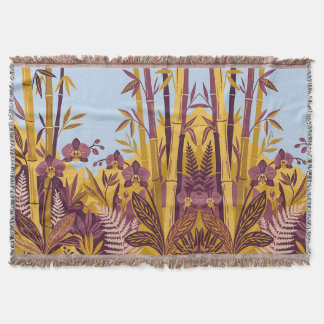 Manta Bamboo Forest Blankets – Folk Art Style