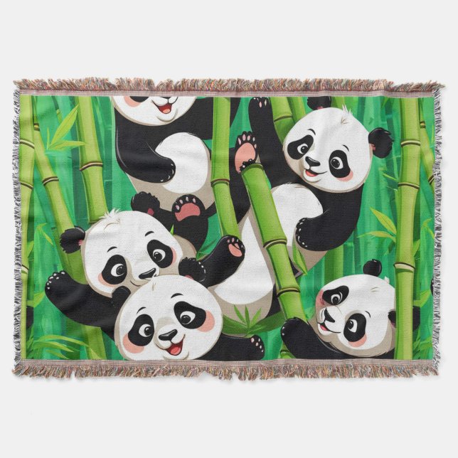 Manta Bamboo Panda (Anverso)