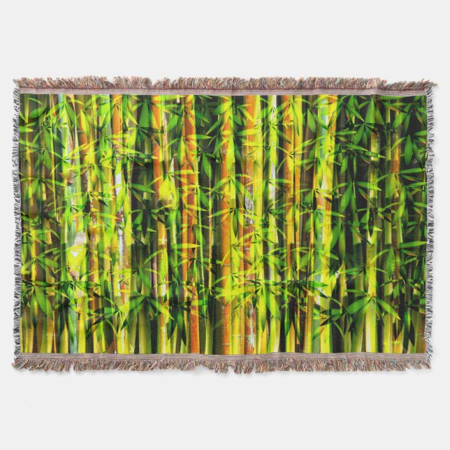 Manta Bambú Art 6 Throw Blanket (Anverso)