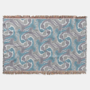 Manta Banda giratoria Hares Tesselation Blue T Blanket 3