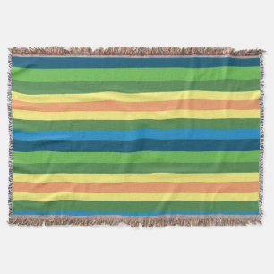 Manta Bandas de primavera coloridas