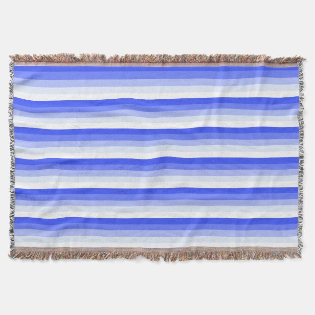 Manta Bandas de sombra azules reales (Anverso)