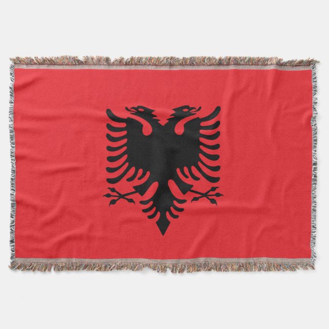 Manta Bandera albanesa (Anverso)