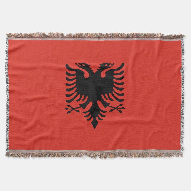 Manta Bandera albanesa (Anverso)