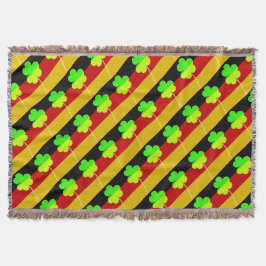 Manta Bandera alemana irlandesa Shamrock Clover St. Patr