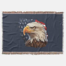 Manta Bandera americana águila calva