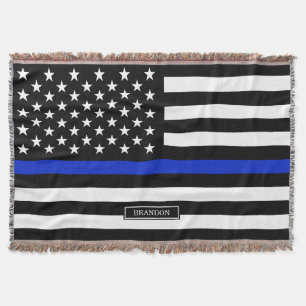 Manta Bandera americana fina de Blue Line