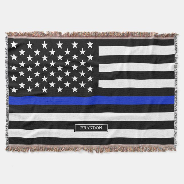 Manta Bandera americana fina de Blue Line (Anverso)