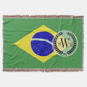 Manta Bandera brasileña clásica