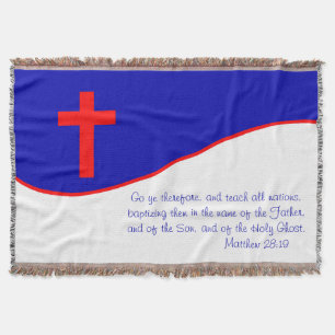 Manta Bandera cristiana inspirada