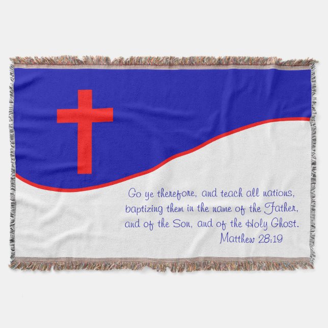 Manta Bandera cristiana inspirada (Anverso)