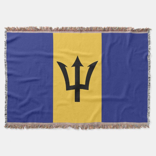 Manta Bandera de Barbados (Anverso)