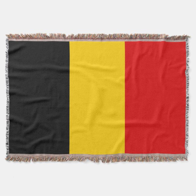 Manta Bandera de Bélgica (Anverso)