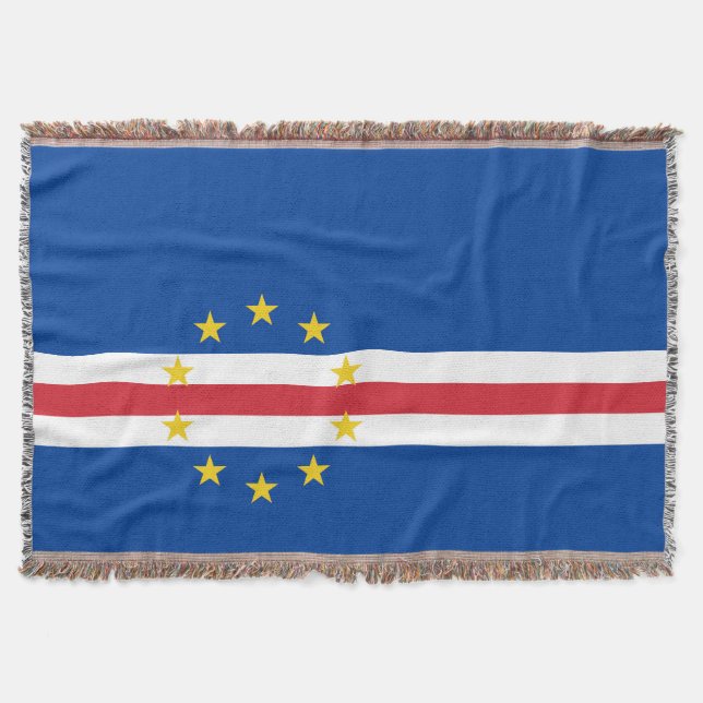 Manta Bandera de Cabo Verde (Anverso)
