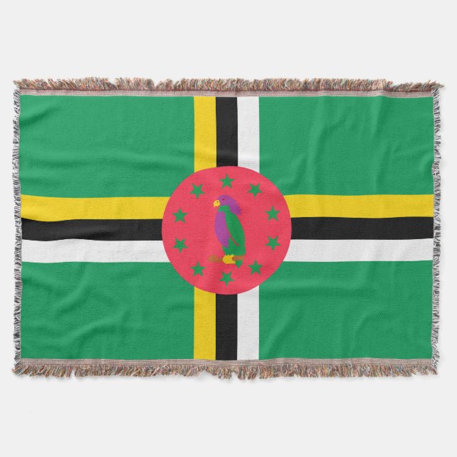 Manta Bandera de Dominica (Anverso)