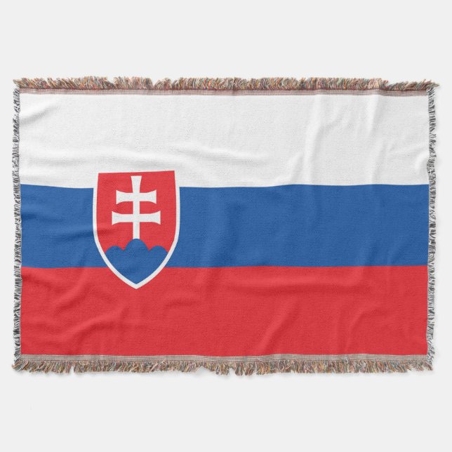 Manta Bandera de Eslovaquia (Anverso)