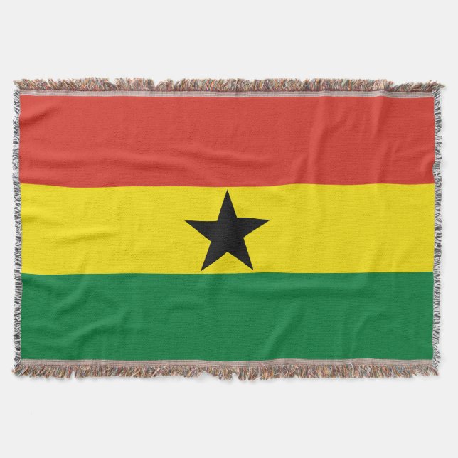 Manta Bandera de Ghana (Anverso)
