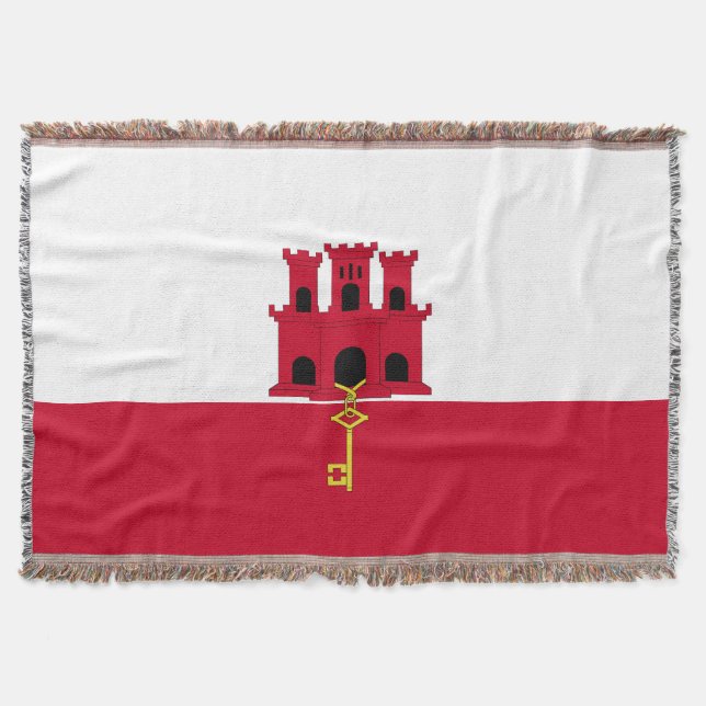 Manta Bandera de Gibraltar (Anverso)