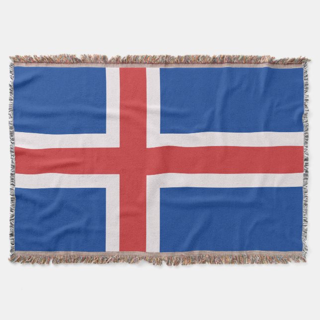Manta Bandera de Islandia (Anverso)