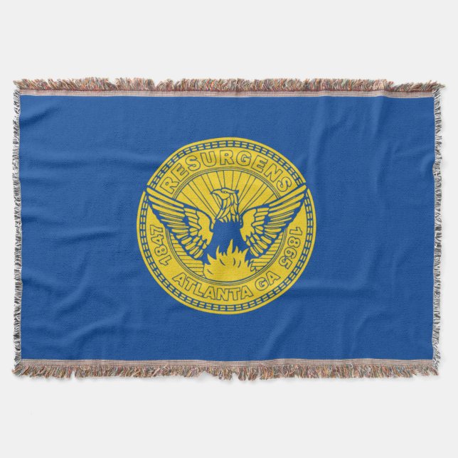 Manta Bandera de la ciudad de Atlanta (Anverso)